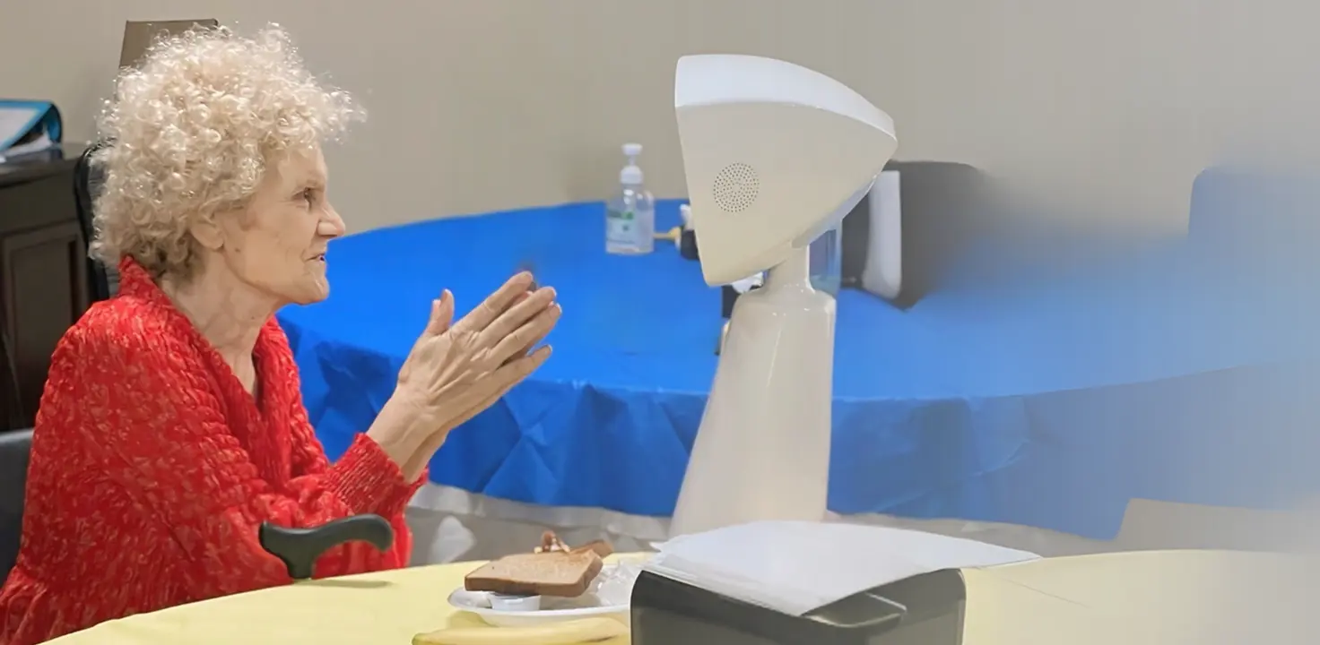 Robin the Robot with a Child